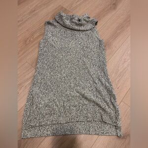 Bianca Nygord Women’s Cowl Neck Sleeveless high low Knit Top Size Small